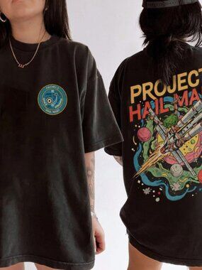 Project Hail Mary Book Two Sided Shirt, Rocky Amaze, Sci-Fi Book Lover Tshir 261